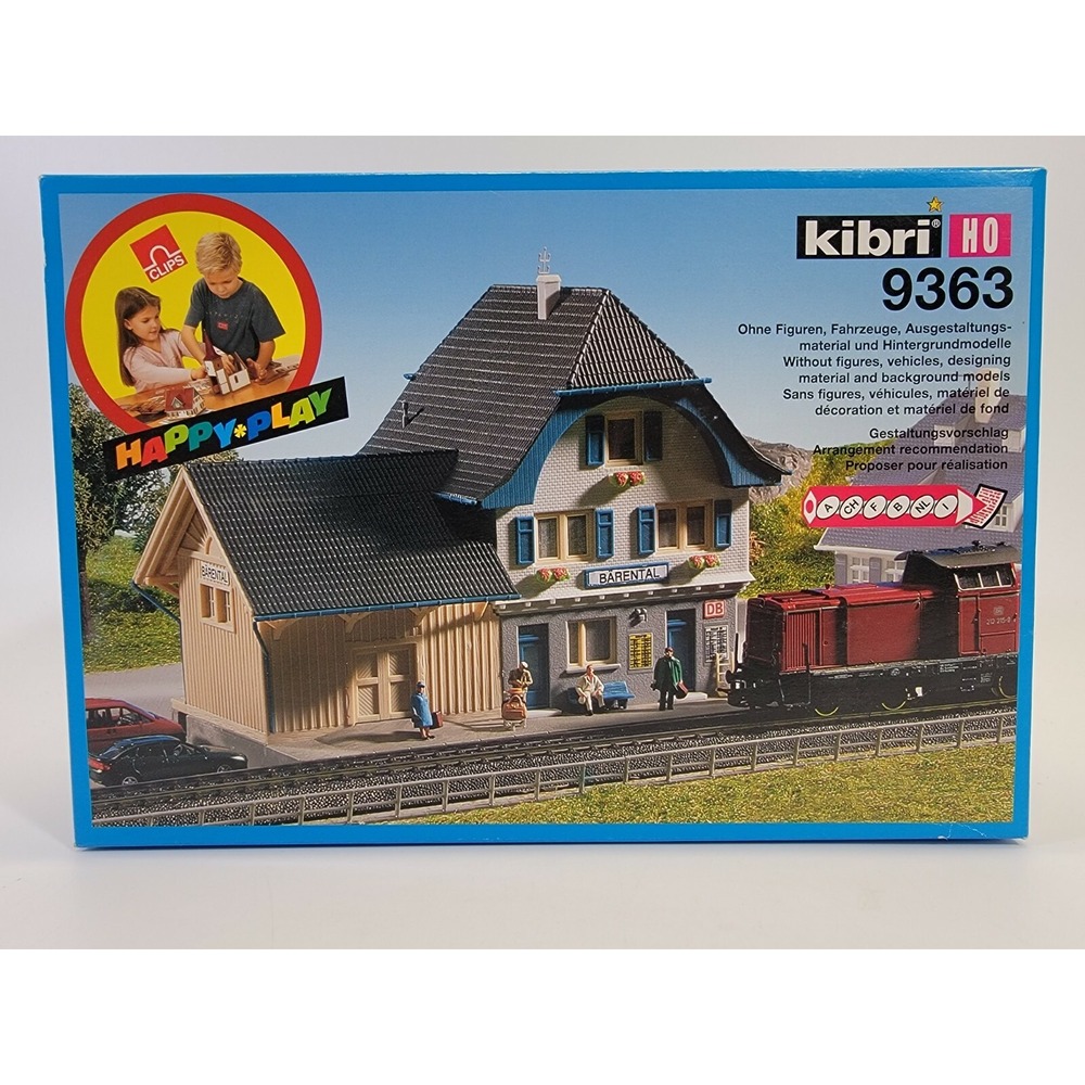 Kibri 9363 Barental Station Train Depot Building Kit Set HO Scale Model‎ NEW